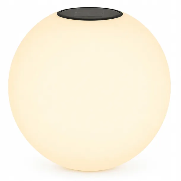 Kula ogrodowa 28cm solarna ozdobna do ogrodu XL wielka lampa solarna