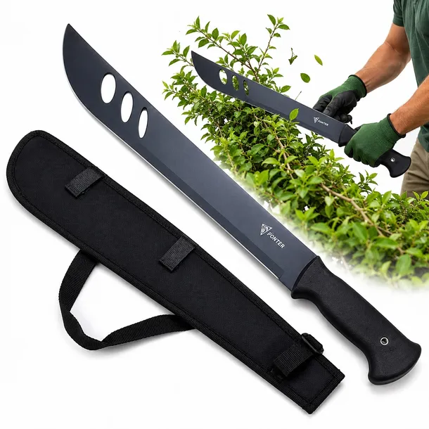 Maczeta Survival z Etui Do Lasu i Ogrodu do Pracy Stal Nierdzewna 57cm