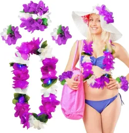 hawajskie-girlandy-led-lei-zestaw-naszyjnik-opaska-bransoletka-impreza