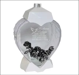 ekskluzywny-znicz-serce-bialy-personalizowany-grawer-dla-babci