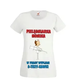 koszulka-t-shirt-pielegniarka-nadruk-z-imieniem