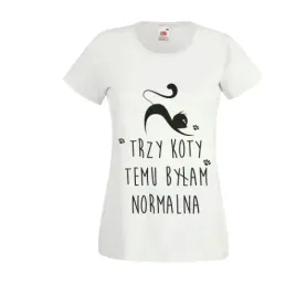 koszulka-z-napisem-trzy-koty-temu-bylam-normalna