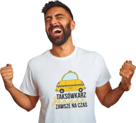 koszulka-prezent-dla-taksowkarza-zawsze-na-czas