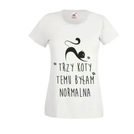 koszulka-z-napisem-trzy-koty-temu-bylam-normalna
