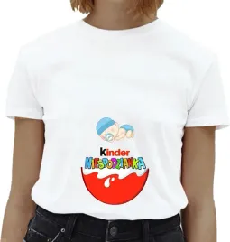 koszulka-ciazowa-nadruk-kinder-niespodzianka