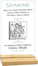 pamiatka-chrztu-prezent-statuetka-nadruk-srebrny-obrazek-personalizacja