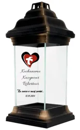 personalizowany-znicz-kapliczka-dla-kuzyna-nadruk-napis-tekst-z-dedykacja