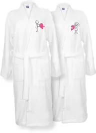 szlafroki-biale-z-haftem-2-szt-unisex-prezent-personalizowany-rozne-wzory