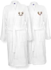 szlafroki-biale-z-haftem-2-szt-unisex-prezent-na-swieta-z-imionami
