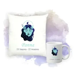 zestaw-poduszka-i-kubek-nadruk-personalizacja-znakiem-zodiaku-panna