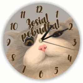zegar-scienny-duzo-wzorow-z-grafika-kota-twoj-napis-imie-prezent