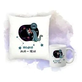 zestaw-poduszka-i-kubek-nadruk-personalizacja-znakiem-zodiaku-wodnik