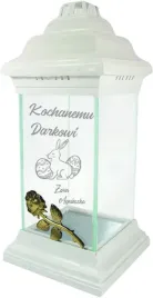 znicz-kapliczka-z-roza-dla-meza-wlasna-dedykacja