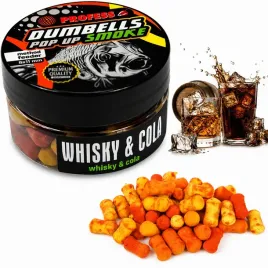 przyneta-wedkarska-dumbells-pop-up-profess-smoke-fluo-whisky-cola