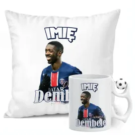 zestaw-personalizowany-kubek-pilkarski-poduszka-dembele-psg
