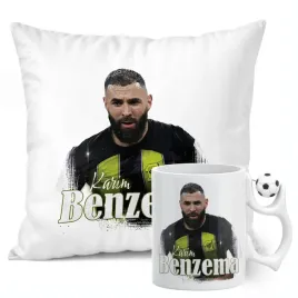 zestaw-kubek-pilkarski-poduszka-karim-benzema-al-ittihad