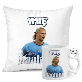 zestaw-personalizowany-kubek-pilkarski-poduszka-haaland-manchester-city