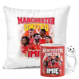 zestaw-personalizowany-kubek-pilkarski-poduszka-manchester-united