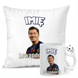 zestaw-personalizowany-kubek-pilkarski-poduszka-lewandowski-fc-barcelona