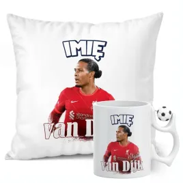 zestaw-personalizowany-kubek-pilkarski-poduszka-van-dijk-liverpool