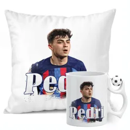 zestaw-kubek-pilkarski-poduszka-pedri-fc-barcelona