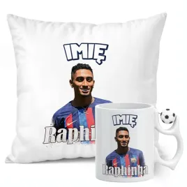 zestaw-personalizowany-kubek-pilkarski-poduszka-raphinha-fc-barcelona