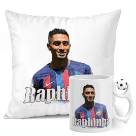 zestaw-kubek-pilkarski-poduszka-raphinha-fc-barcelona