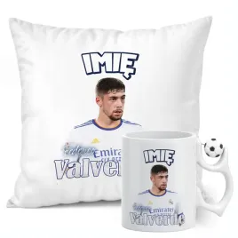 zestaw-personalizowany-kubek-pilkarski-poduszka-valverde-real-madryt