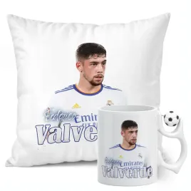 zestaw-kubek-pilkarski-poduszka-federico-valverde-real-madryt