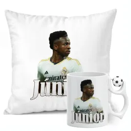 zestaw-kubek-pilkarski-poduszka-vinicius-junior-real-madryt