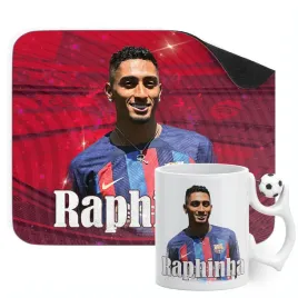 zestaw-kubek-pilkarski-podkladka-pod-mysz-raphinha-fc-barcelona