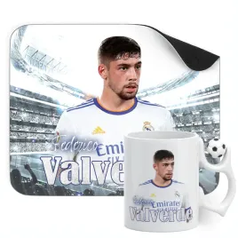 zestaw-kubek-pilkarski-podkladka-pod-mysz-federico-valverde-real-madryt