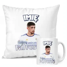 zestaw-personalizowany-kubek-poduszka-federico-valverde-real-madryt