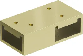 mexen-lacznik-t-do-wspornikow-sciennych-zloty-szczotkowany-800-09-55