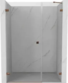 mexen-lunar-b-drzwi-prysznicowe-uchylne-lewe-110-cm-transparent-rozowe-zl