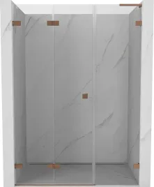 mexen-lunar-f-l-drzwi-prysznicowe-skladane-lewe-125-cm-transparent-miedz