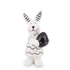 figurka-krolik-bialo-czarny-z-jajkiem-9x45x3