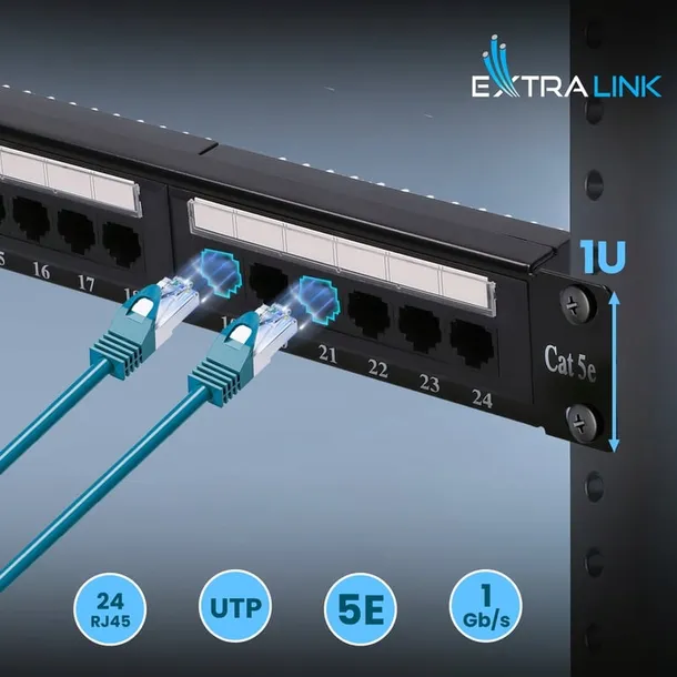 extralink-patchpanel-cat5e-utp-v2-24-porty
