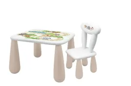 maltex-set-luna-lesna-ferajna-stolik-dla-dzieci-krzeselko-bialy-bezowy