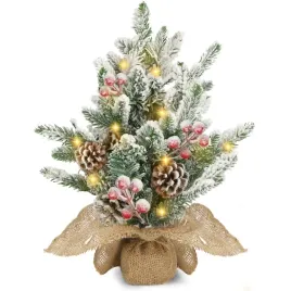 choinka-swiateczna-osniezona-led-50cm-dekorowana-stroik