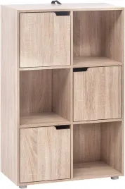 regal-na-ksiazki-szafka-biurowa-z-drzwiczkami-6-polek-stojaca