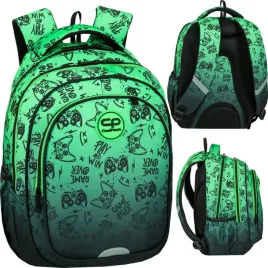 plecak-szkolny-fast-game-over-gradient-green-dla-chlopca-klasa-1-3-coolpack