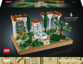 lego-icons-fontanna-w-ogrodzie
