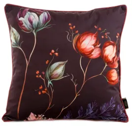 poszewka-na-poduszke-welurowa-45x45-cm-ceglasta-w-kwiaty