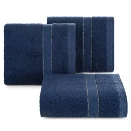 recznik-frotte-z-lsniaca-bordiura-bari-70x140-granatowy