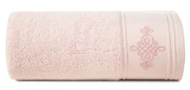 recznik-kapielowy-klas-70x140-pudrowy-roz-haftowany-ornament-frotte