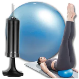 pilka-rehabilitacyjna-do-cwiczen-gimnastyczna-22-cm-zestaw-z-pompka-pilates