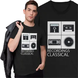 koszulka-meska-z-nadrukiem-klasyka-muzyka-kasety-vinyl-dyskietka