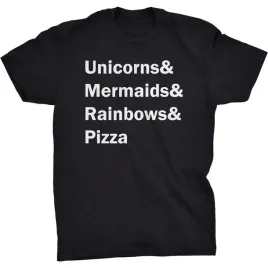 koszulka-jednorozec-syrena-tecza-pizza