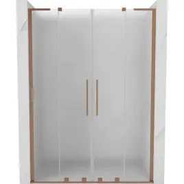 mexen-velar-l-duo-drzwi-prysznicowe-rozsuwane-150-cm-szron-miedz-szczotko